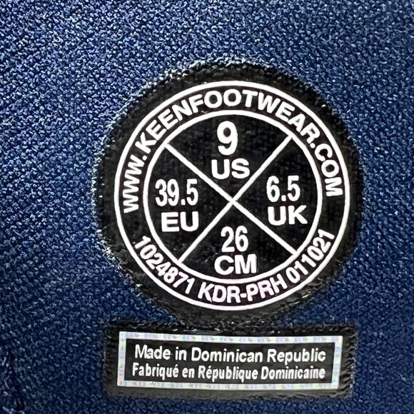 Keen Womens Size 9 Astoria West Open Toe‎ Navy Blue Hiking Sandals Shoes NEW - Picture 12 of 13